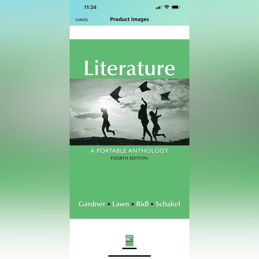 Literature A Portable Anthology Fourth Edition